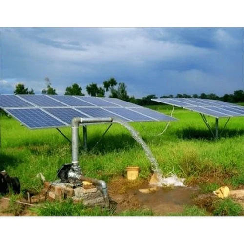 5Hp Solar Water Pump System - Color: Blue