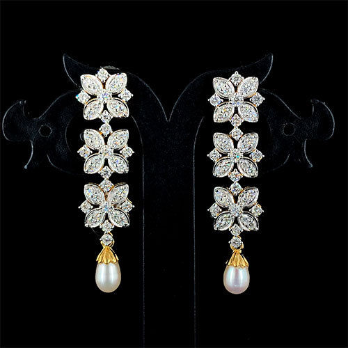 Cvd Diamond Earrings By Sk Diam - Diamond Cut: Excellent