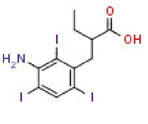 2-[(3-Amino-2,4,6-triiodophenyl)methyl]butanoic acid