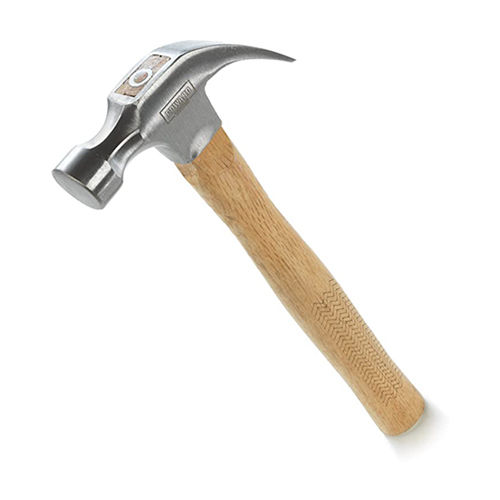 Wooden And Steel Hammer - Color: Brown