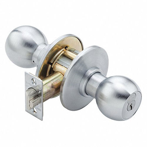 Key Cylindrical Lock - Color: Silver