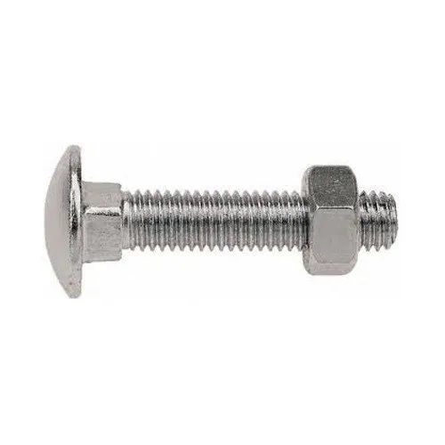 Carriage Bolt - Color: Silver