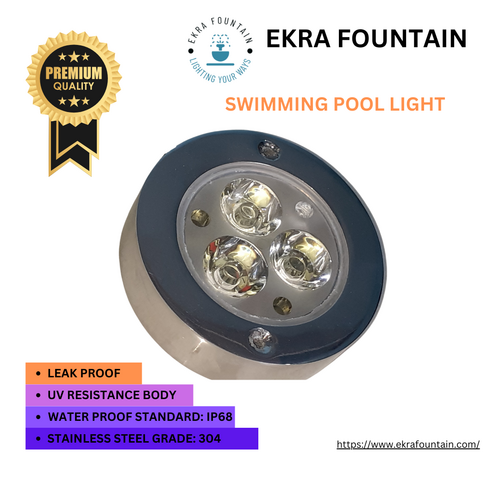 9w Fountain Pool Light