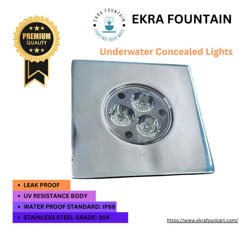 9W Square Surface Pool Light - Color: Different Available