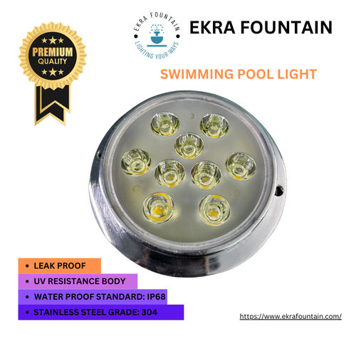 27w 30mm Height Surface Pool Light