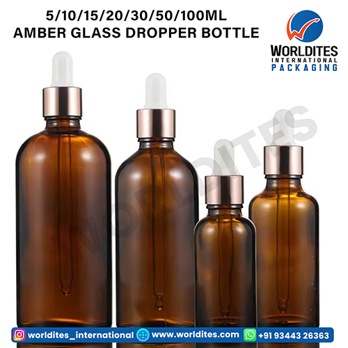 Amber Dropper Bottle