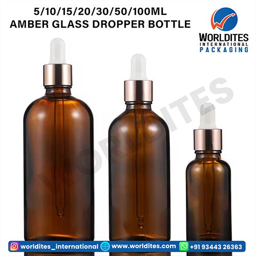 Amber Dropper Bottle