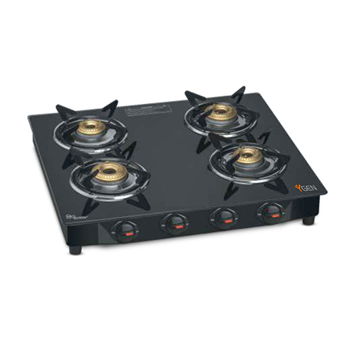 Aircross 4 Burner Gas Stove - Ignition Type: Manual
