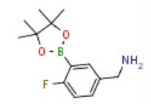 5-Aminomethyl-4-2luorophenylboronic acid, pinacol ester