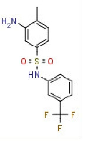 3-Amino-4-methyl-n-[3-(trifluoromethyl) phenyl]benzenesulfonamide