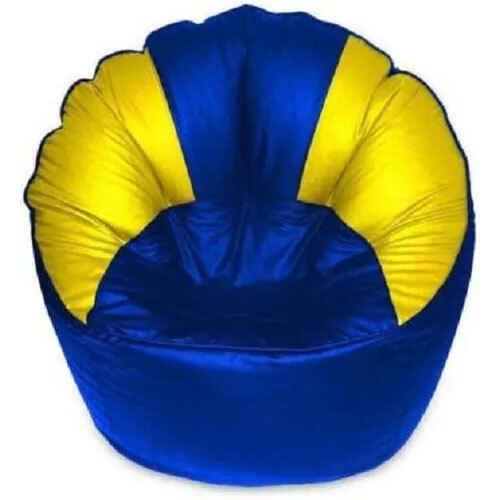 Blue And Yellow Muddha Bean Bag Cover Without Beans