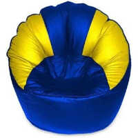 Blue And Yellow Muddha Bean Bag Cover Without Beans