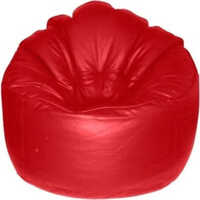 Red Sofa Chair Bean Bag Cover Without Beans
