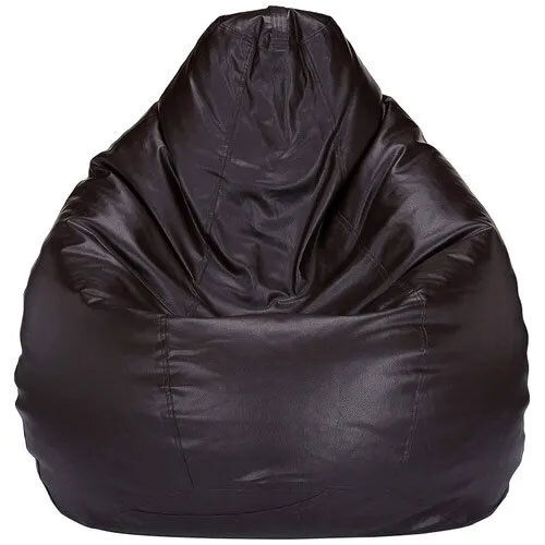 Brown Bean Bag Cover - Material: Synthetic Leather