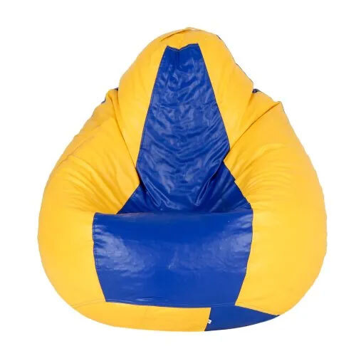 Blue Yellow Bean Bag Cover