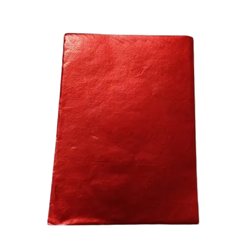 Red Embossed Foil Paper