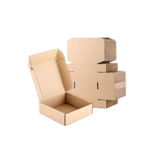 Corrugated Packaging Die Cut Box - Color: Brown