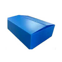Polypropylene Flute Board Box - Durable Pp Material, Lightweight Blue Color, Industrial Packaging Solution With Moisture And Chemical Resistance