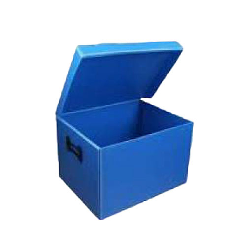 Blue Polypropylene Flute Board Box - Feature: High Quality