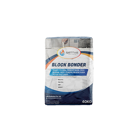 40kg Ready To Use Cement Base Non Shrink Self Curing Block Fixer To Fix AAC Light Block Bonder