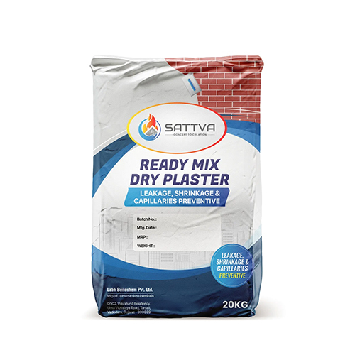 50kg Ready Mix Plaster polymer based And Capillaries Preventive