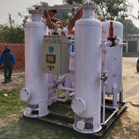 Psa Oxygen Gas Plant - Stainless Steel, Custom Dimensions, 10-500 Nm3/hr Capacity | Oil-free Screw Compressor, Plc Control, 93% Oxygen Purity