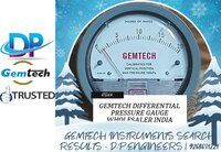 Model G2300-30 CM Gemtech Differential Pressure Gauges Range 15-0-15 CM Wc From Bareta Bathinda (PB)