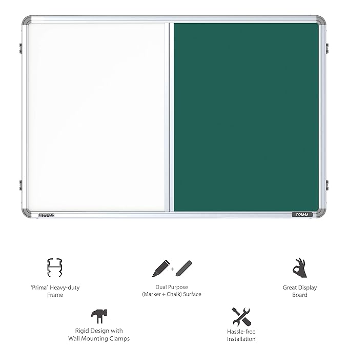 Sds07 Combination Non-Magnetic Notice Board - Material: Aluminum