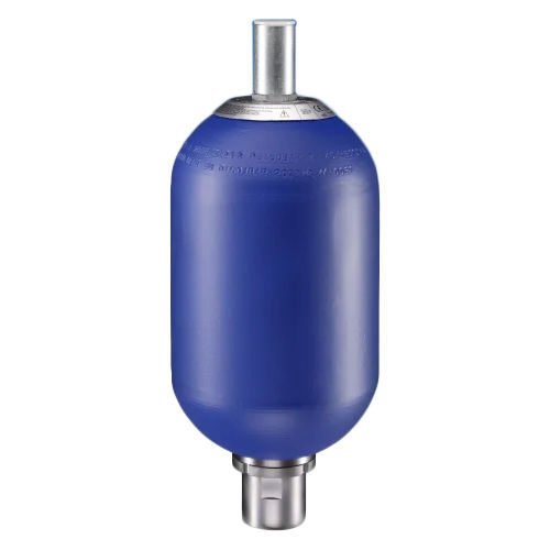 Nitrile And Carbon Steel Hydraulic Accumulator - Color: Blue