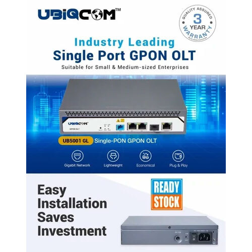 Ubiqcom 1 port GPON olt