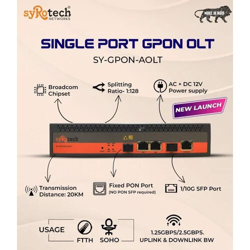 Syrotech single 1 Port GPON Olt