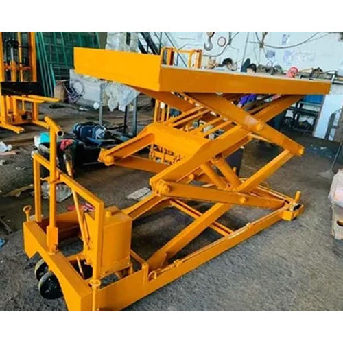 Hydraulic Double Power Scissor Lift - Max. Lifting Height: 1600 Millimeter (Mm)