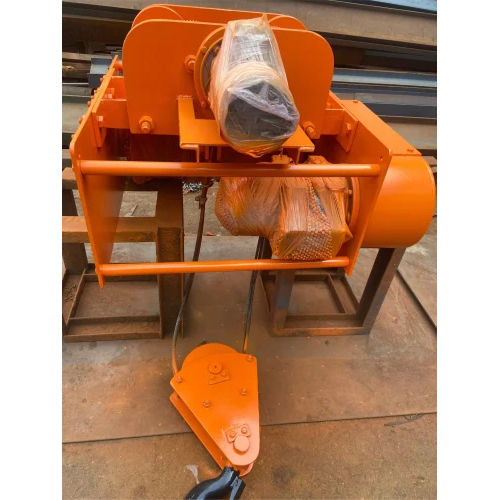 Ms Electric Wire Rope Hoist - Color: Orange Paint Coated