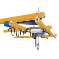 Single Girder Cranes - Color: Yellow Paint Coated