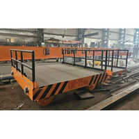 Industrial Mould Handling Trolley - Durable Yellow Paint Coated Frame | High-quality, Easy Maneuverability, Warranty Included, Ideal For Heavy Equipment Transport