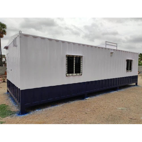 Pvc Frp Puf Sandwich Panel Cabin - Color: White And Blue