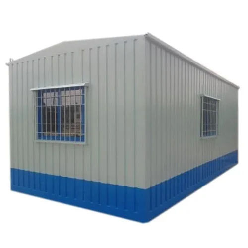 Eco Friendly Custom Built Portable Cabin - Color: White And Blue