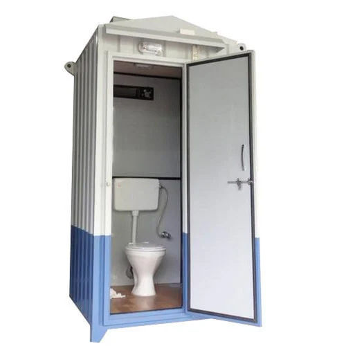 Frp Sintex Portable Toilets - Color: White And Blue