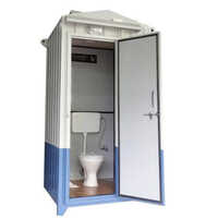 Frp Sintex Portable Toilets - Color: White And Blue