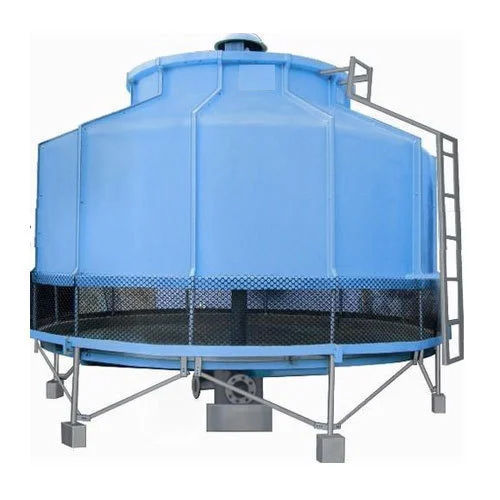 Frp Bottle Shape Cooling Tower - Color: Blue