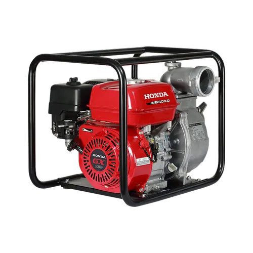 Single Phase Honda Petrol Water Pump - Color: Red