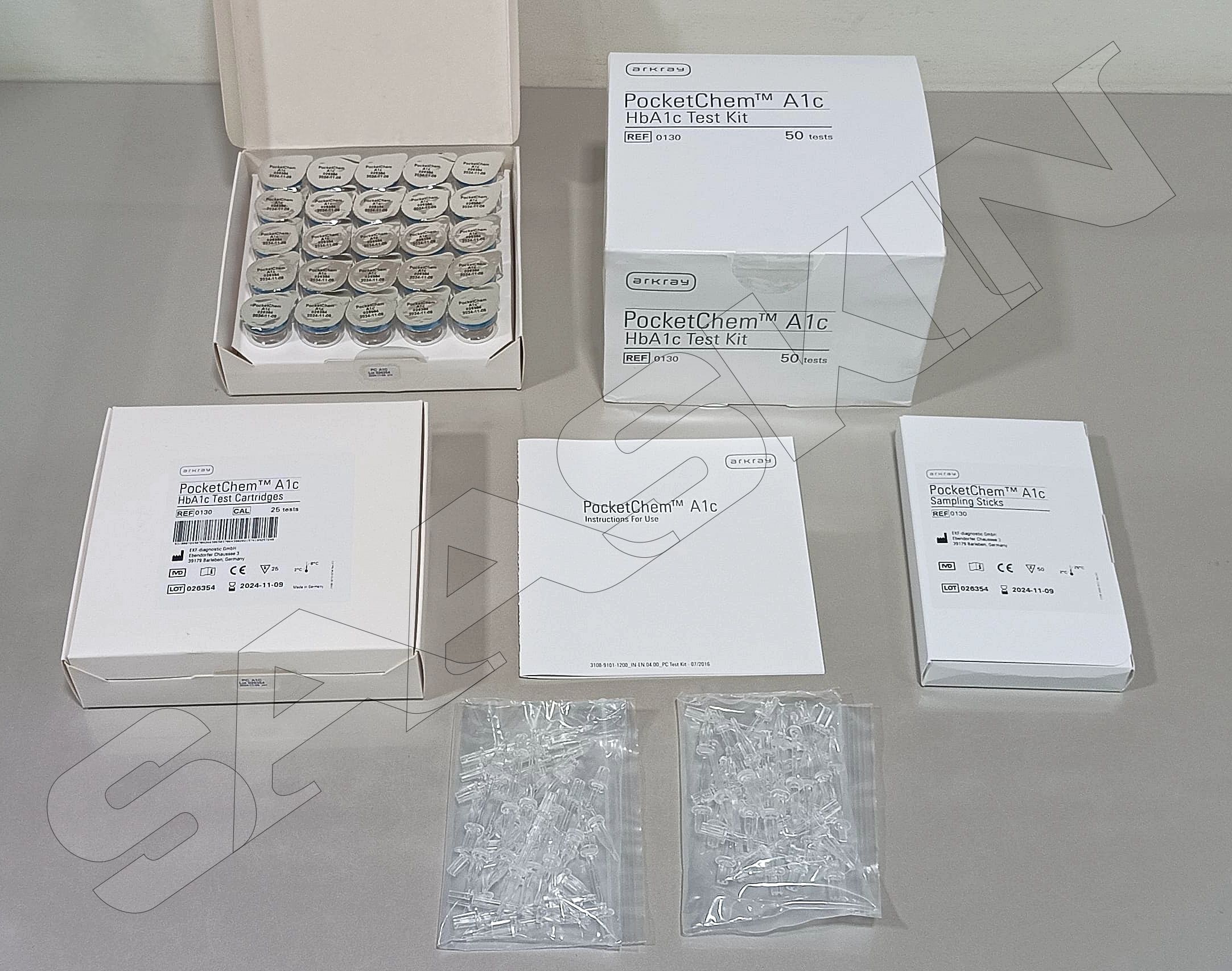 Arkray PocketChem A1c HbA1c Test Kit