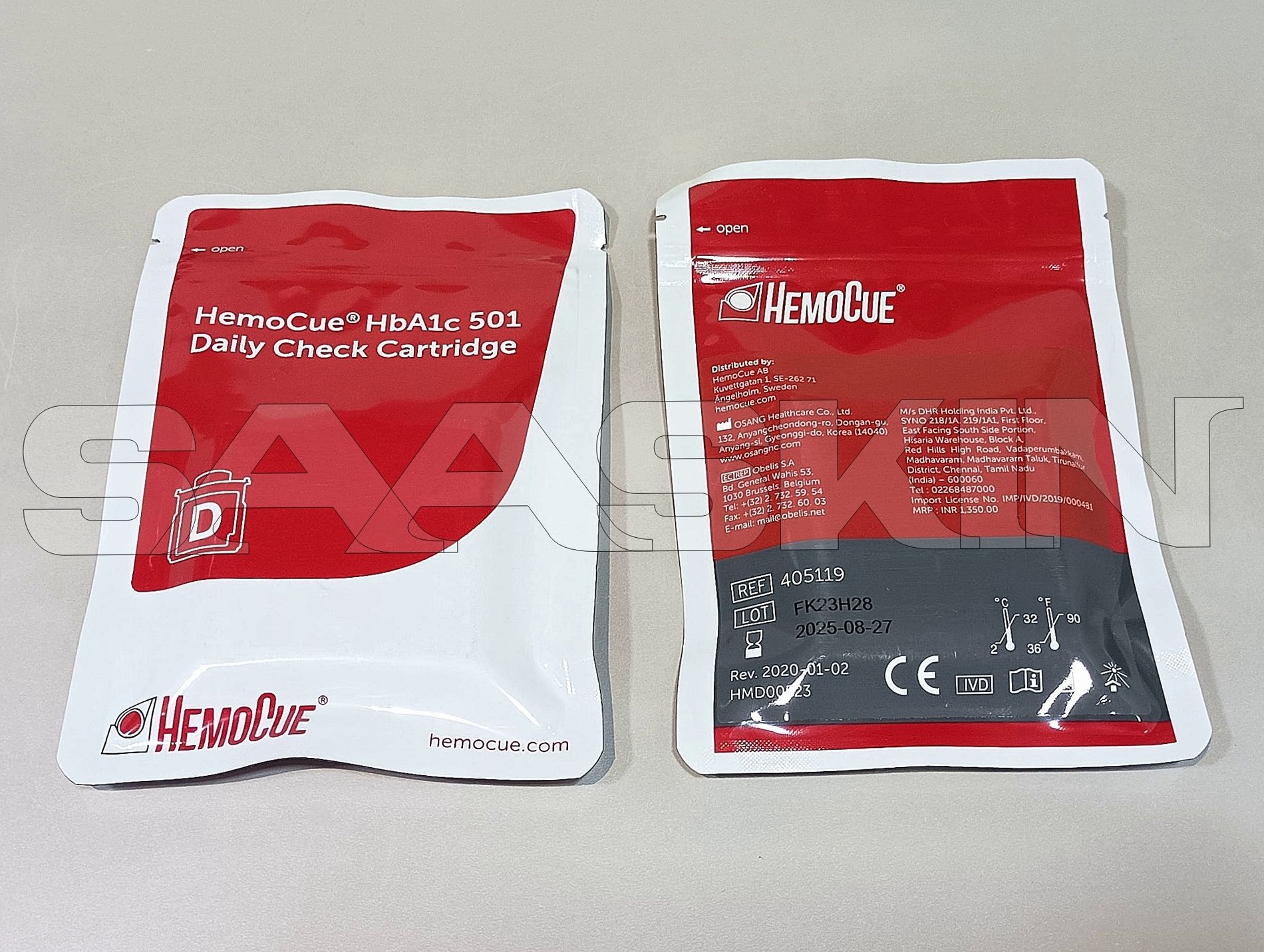 HemoCue HbA1c 501 Daily Check Cartridge