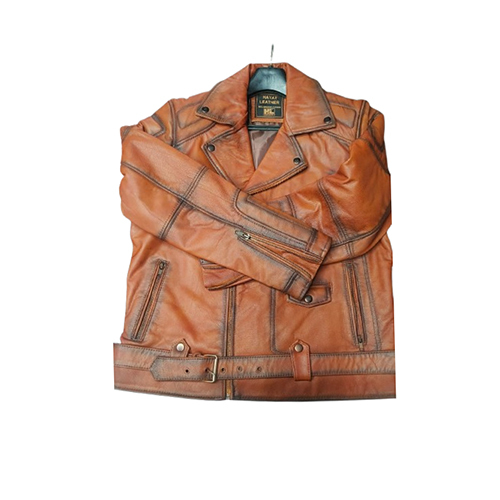 Brown Original Leather Jacket - Season: Winter