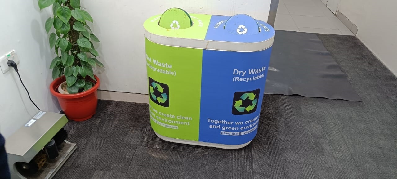 FRP Duo Dustbin