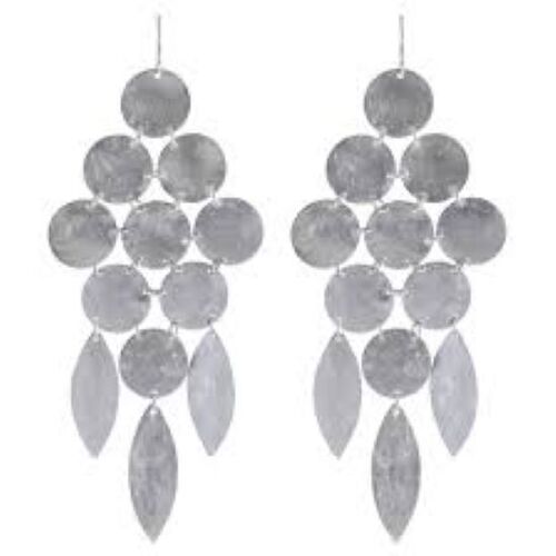 New arrival silver brass earring set