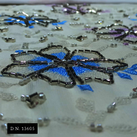 Sequin And Lace Fabric For Couture And Bridal Fashion - Attributes: Comfortable & Soft