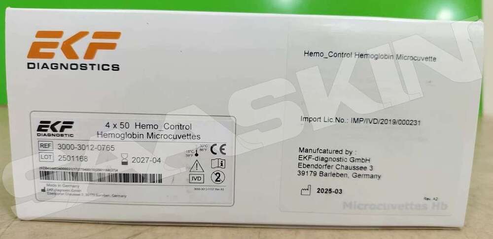 EKF Diagnostics Hemo Control Microcuvette