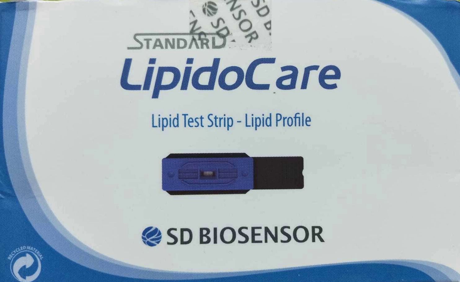 SD Biosensor STANDARD LipidoCare Lipid Test Strip - Lipid Profile