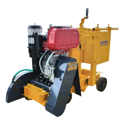 10 Hp Self Start Groove Cutting Machine - Feature: High Efficiency